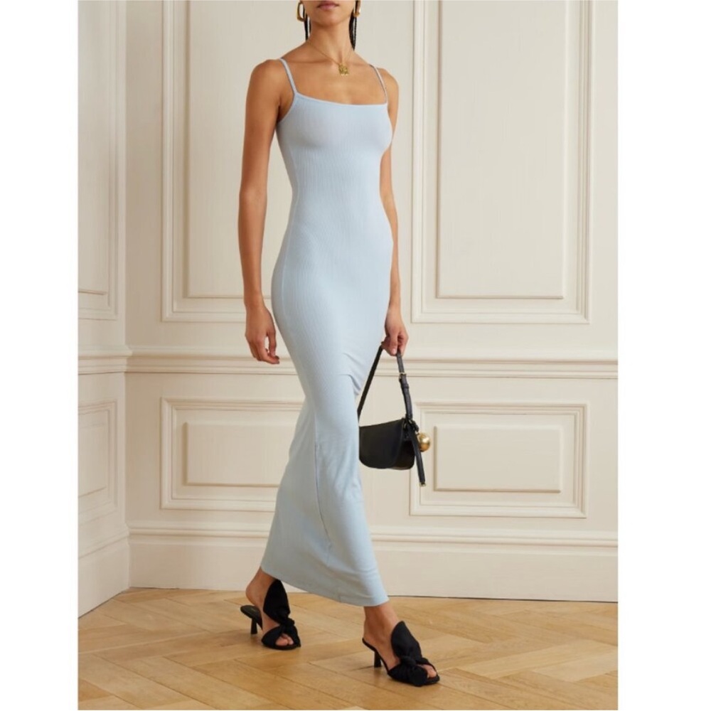 SKIMS Light Blue Maxi Dress